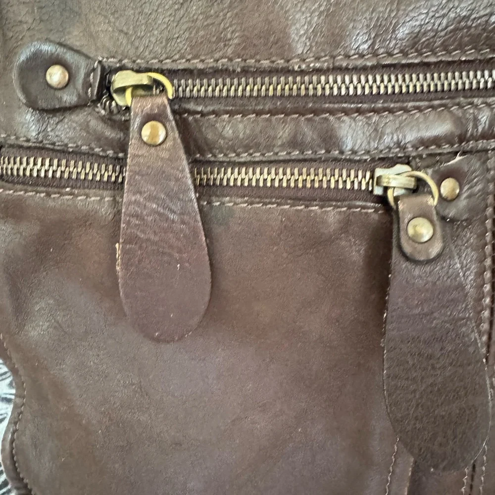 Sundance leather hobo bag